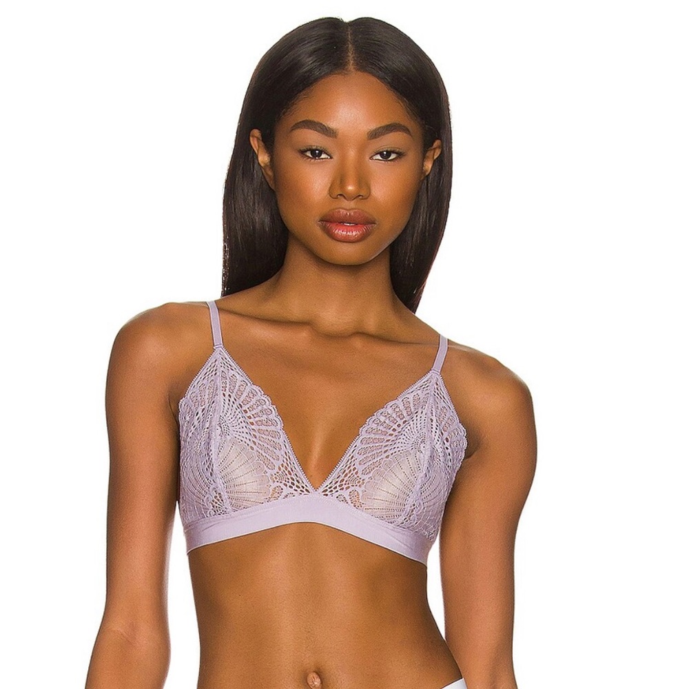 New w/ Tags! COMMANDO Butter + Lace Bralette, Size: Large, Color: Wisteria